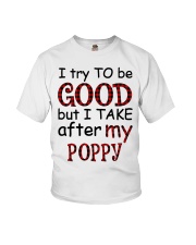 TRY TO BE GOOD Youth T-Shirt front