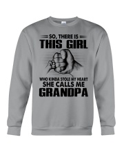 She Calls Me Grandpa - Perfect Gift For Grandpa Crewneck Sweatshirt tile