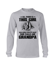 She Calls Me Grandpa - Perfect Gift For Grandpa Long Sleeve Tee tile