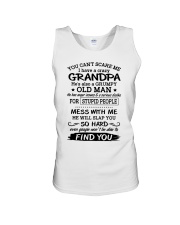 You Can't Scare Me - Best Gift For Grandchild Unisex Tank tile