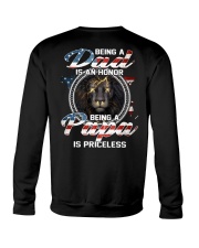 Being A Dad Is An Honor Being A Papa Is Priceless Crewneck Sweatshirt tile