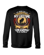 Grandpa Is My Favorite - Perfect Gift For Grandpa Crewneck Sweatshirt tile
