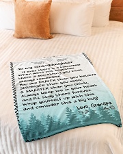 1 DAY LEFT - GET YOURS NOW Small Fleece Blanket - 30" x 40" aos-coral-fleece-blanket-30x40-lifestyle-front-01