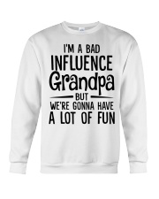 I'm A Bad Influence Grandpa - Perfect Gift For Grandpa Crewneck Sweatshirt tile