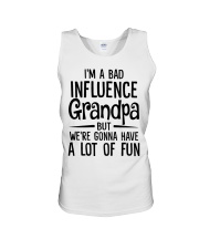 I'm A Bad Influence Grandpa - Perfect Gift For Grandpa Unisex Tank tile
