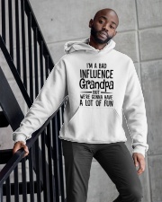 I'm A Bad Influence Grandpa - Perfect Gift For Grandpa Hooded Sweatshirt apparel-hooded-sweatshirt-lifestyle-front-10
