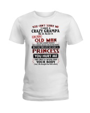 YOU CAN'T SCARE ME - BEST GIFT FOR GRANDDAUGHTER Ladies T-Shirt tile