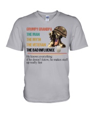 The Myth - Perfect Gift For Grandpa V-Neck T-Shirt tile