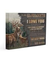 Just Do Your Best - Lovely Gift For Granddaughter 14x11 Gallery Wrapped Canvas Prints front