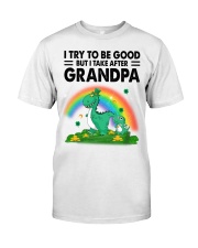 I Take After Grandpa - Best Gift For Grandchild Classic T-Shirt tile