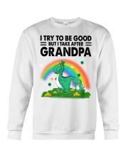 I Take After Grandpa - Best Gift For Grandchild Crewneck Sweatshirt tile