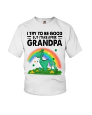 I Take After Grandpa - Best Gift For Grandchild Youth T-Shirt front
