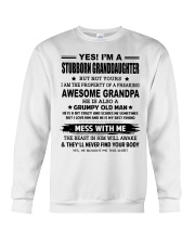 Mess With Me - Best Gift For Granddaughter Crewneck Sweatshirt tile