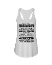 Mess With Me - Best Gift For Granddaughter Ladies Flowy Tank tile
