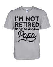 I'm Not Retired - Perfect Gift For Papa V-Neck T-Shirt tile