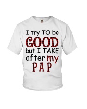 TRY TO BE GOOD Youth T-Shirt front