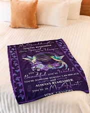 1 DAY LEFT - GET YOURS NOW Small Fleece Blanket - 30" x 40" aos-coral-fleece-blanket-30x40-lifestyle-front-01