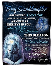 Never Forget That I Love You - Best Gift For Granddaughter Small Fleece Blanket - 30" x 40" front