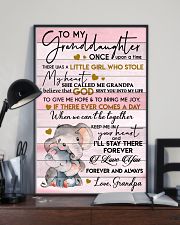 My Heart - Best Gift For Granddaughter 11x17 Poster lifestyle-poster-2