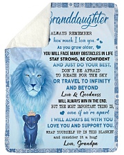 How Much I Love You - Amazing Gift For Granddaughter Sherpa Fleece Blanket tile