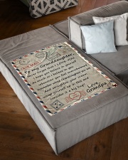 1 DAY LEFT - GET YOURS NOW Small Fleece Blanket - 30" x 40" aos-coral-fleece-blanket-30x40-lifestyle-front-03