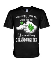 You Can't Tell Me - Perfect Gift For Grandpa V-Neck T-Shirt tile