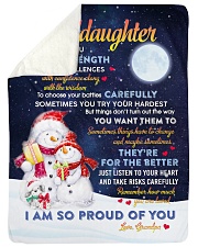 I Am So Proud Of You - Lovely Gift For Granddaughter Sherpa Fleece Blanket tile