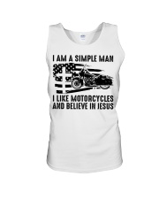 I Am A Simple Man Unisex Tank tile
