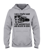 I Am A Simple Man Hooded Sweatshirt front