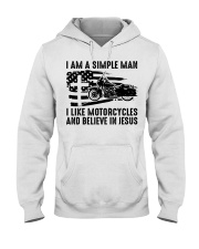 I Am A Simple Man Hooded Sweatshirt tile