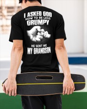 I Asked God How To Be Less Grumpy - Perfect Gift For Grandpa Classic T-Shirt apparel-classic-tshirt-lifestyle-back-67