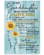 The Gift Of Life - Amazing Gift For Granddaughter 11x17 Poster front