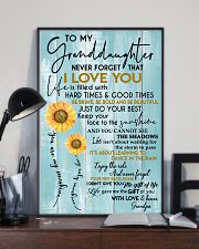 The Gift Of Life - Amazing Gift For Granddaughter 11x17 Poster lifestyle-poster-2