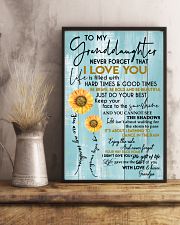 The Gift Of Life - Amazing Gift For Granddaughter 11x17 Poster lifestyle-poster-3