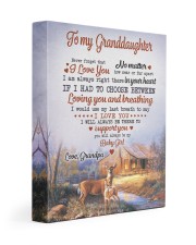 Loving You And Breathing - Lovely Gift For Granddaughter 11x14 Gallery Wrapped Canvas Prints front