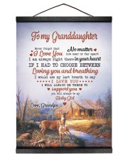 Loving You And Breathing - Lovely Gift For Granddaughter Hanging Canvas tile
