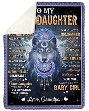 Baby Girl - Best Gift For Granddaughter Sherpa Fleece Blanket tile