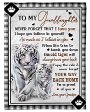 This Old Tiger Will Always Have Your Back - Lovely Gift For Granddaughter Small Fleece Blanket - 30" x 40" front