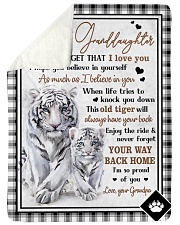 This Old Tiger Will Always Have Your Back - Lovely Gift For Granddaughter Sherpa Fleece Blanket tile