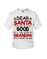 I Take After By Grandpa - Lovely Gift For Grandchild Youth T-Shirt front
