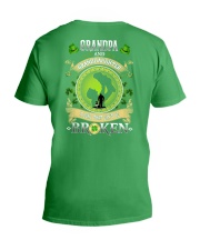 Grandpa And Granddaughter A Bond That Can't Be Broken V-Neck T-Shirt tile