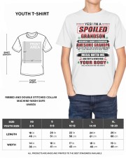 Yes I'm A Spoiled Grandson - Best Gift For Grandson Youth T-Shirt custom-t-shirts-youth-lifestyle-front-04