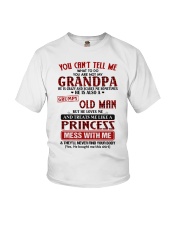 He Loves Me And Treats Me Like A Princess - Best Gift For Granddaughter Youth T-Shirt front