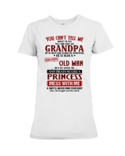 He Loves Me And Treats Me Like A Princess - Best Gift For Granddaughter Premium Fit Ladies Tee tile