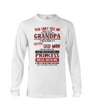 He Loves Me And Treats Me Like A Princess - Best Gift For Granddaughter Long Sleeve Tee tile