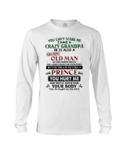 I HAVE A CRAZY GRANDPA - BEST GIFT FOR GRANDSON Long Sleeve Tee tile