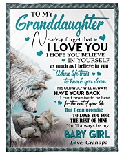 I Love You - Amazing Gift For Granddaughter Fleece Blanket tile