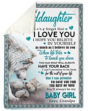 I Love You - Amazing Gift For Granddaughter Sherpa Fleece Blanket tile
