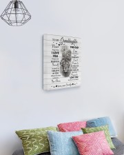 Believe In Yourself - Amazing Gift For Granddaughter 11x14 Gallery Wrapped Canvas Prints aos-canvas-pgw-11x14-lifestyle-front-02