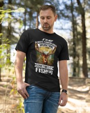I'm Not Always Thinking About Hunting Classic T-Shirt apparel-classic-tshirt-lifestyle-front-49